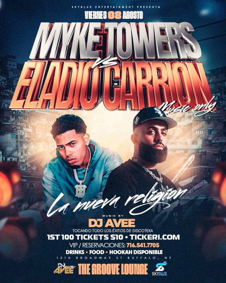 Event - MYKE TOWERS VS ELADIO CARRION  - Buffalo, New York - August 8, 2025 | concert tickets