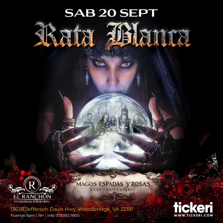 Event - RATA BLANCA EN VIVO EN VIRGINIA - Woodbridge, Virginia - September 20, 2025 | concert tickets