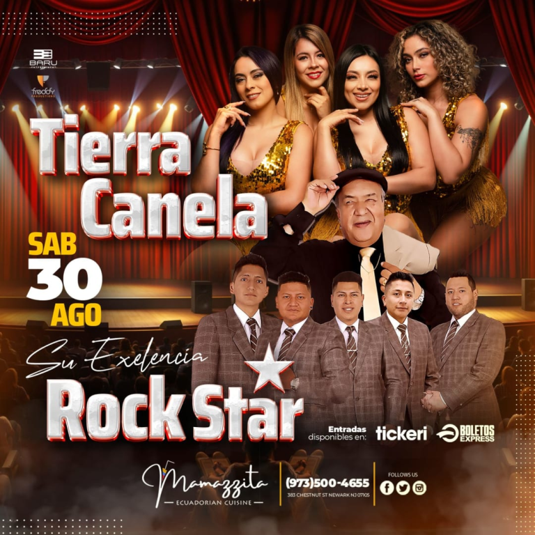 Event - Tierra Canela y Rock Star Show de Despedida - Newark, New Jersey - August 30, 2025 | concert tickets