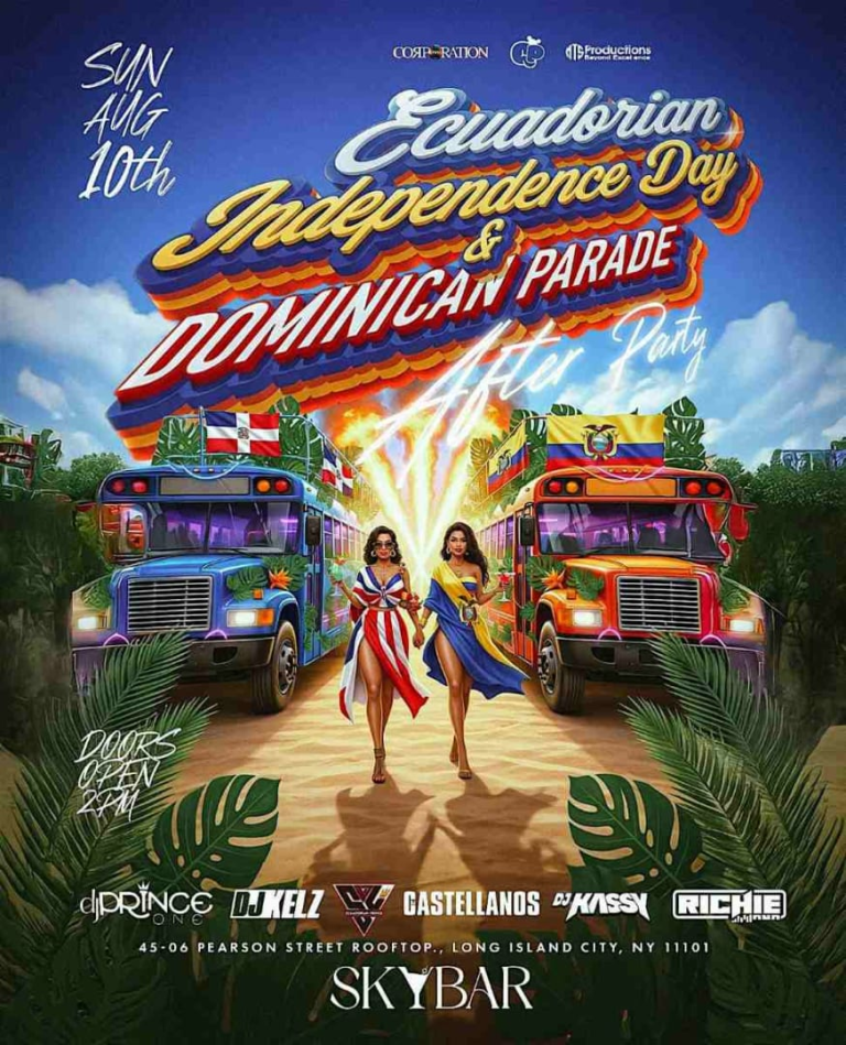 Event - Ecuadorian Independence & Dominican Parade After Party  - Queens, New York - August 10, 2025 | concert tickets