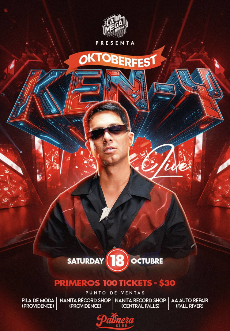 Event - KEN-Y EN VIVO | PALMERA CLUB | PROVIDENCE, RI - Providence, Rhode Island - October 18, 2025 | concert tickets