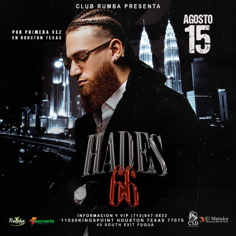 Event - Hades 66 Rumba Club Houston - Houston, Texas - August 15, 2025 | concert tickets