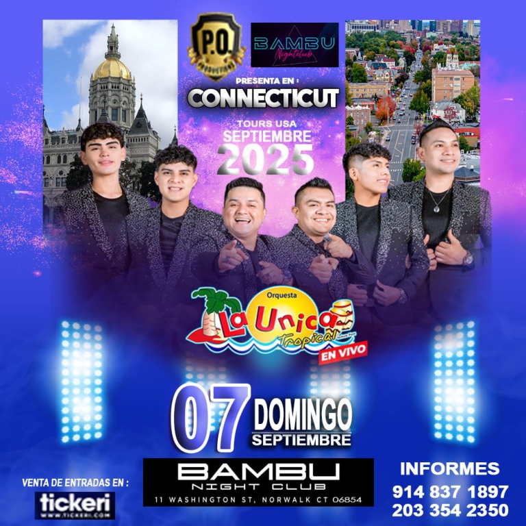 Event - LA UNICA TROPICAL - Norwalk, Connecticut - September 7, 2025 | concert tickets