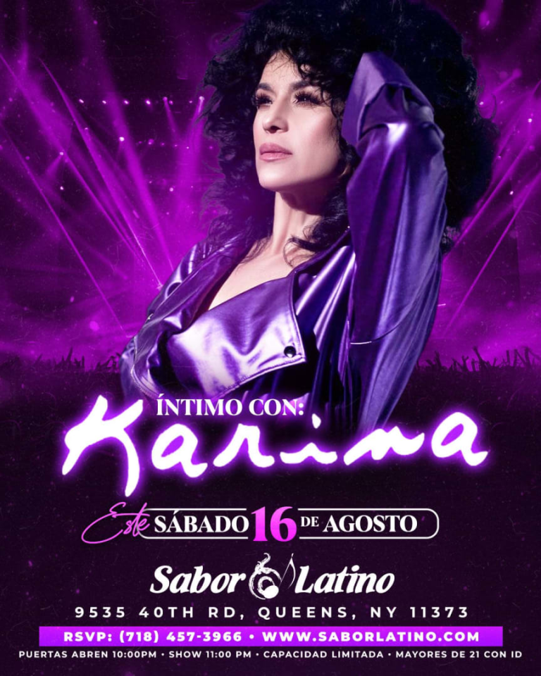 Event - KARINA LA VOZ EN SABOR LATINO NY - Queens, New York - August 16, 2025 | concert tickets