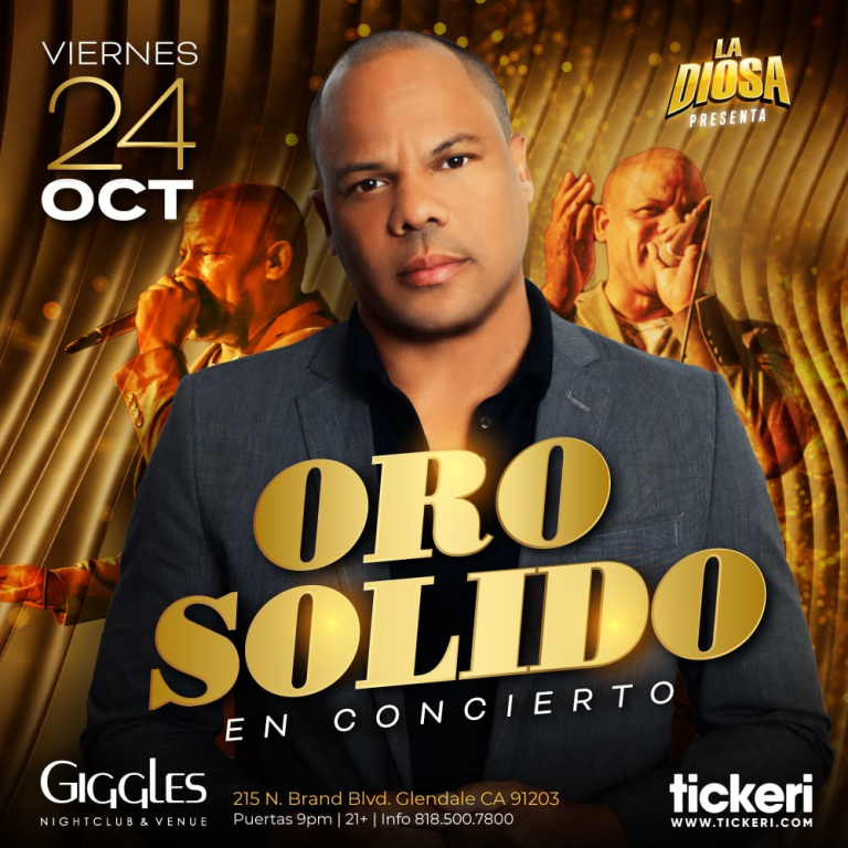 Event - Oro Solido en vivo en Los Angeles - Glendale, California - October 24, 2025 | concert tickets