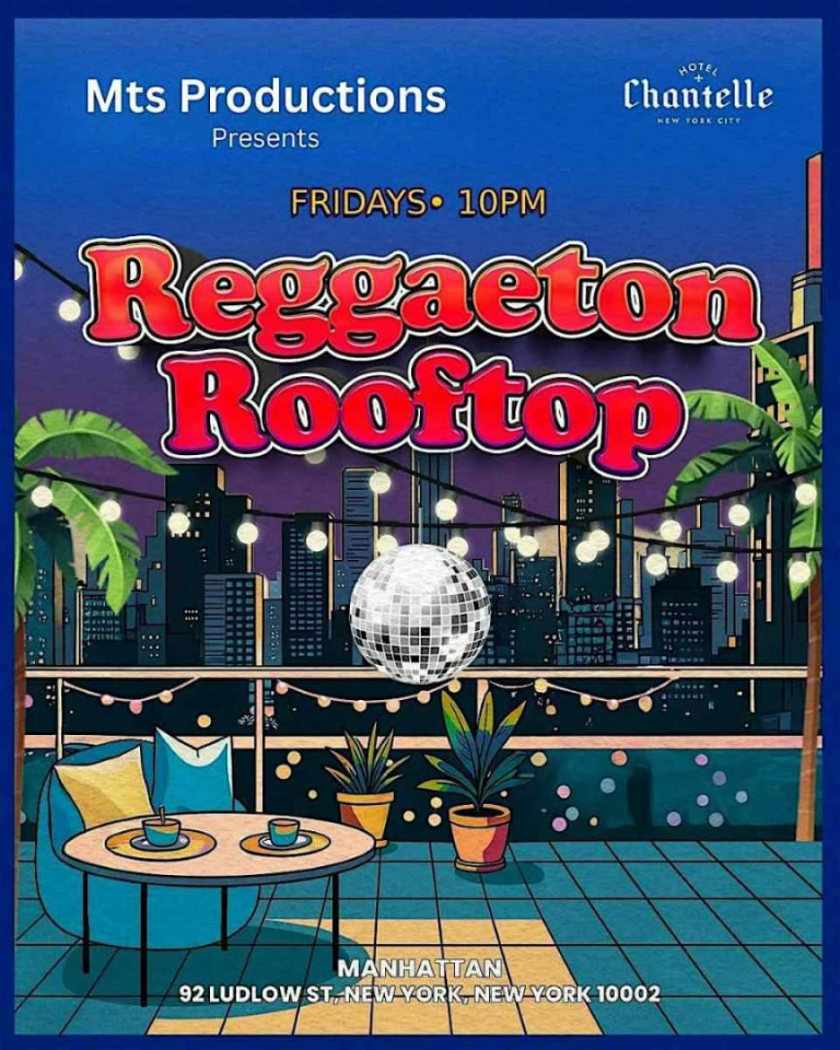 Event - Reggaeton Rooftop NYC Party – Friday August 22 at Hotel Chantelle NYC - New York, New York - August 22, 2025 | concert tickets