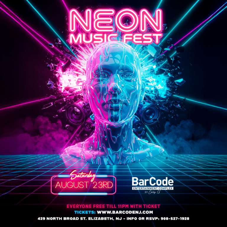 Event - Neon Music Festival @ BarCode, Elizabeth NJ - Elizabeth, New Jersey - August 23, 2025 | concert tickets