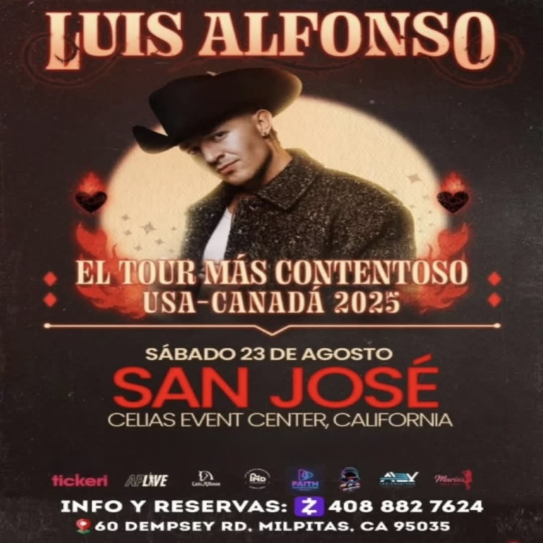 Event - Luis Alfonso en concierto! - Milpitas, California - August 23, 2025 | concert tickets
