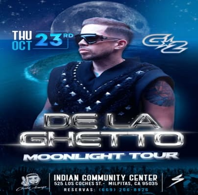 Event - De La Ghetto en concierto - Milpitas, California - October 23, 2025 | concert tickets