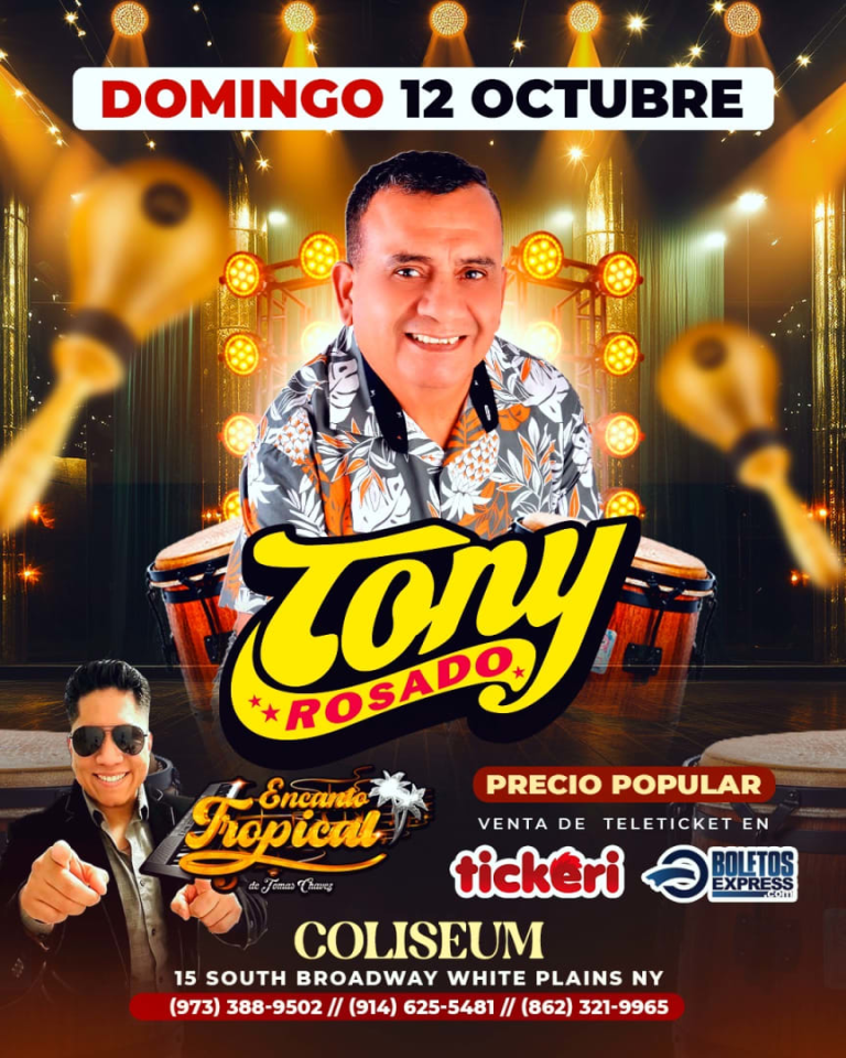 Event - Tony Rosado  - White Plains, New York - October 12, 2025 | concert tickets