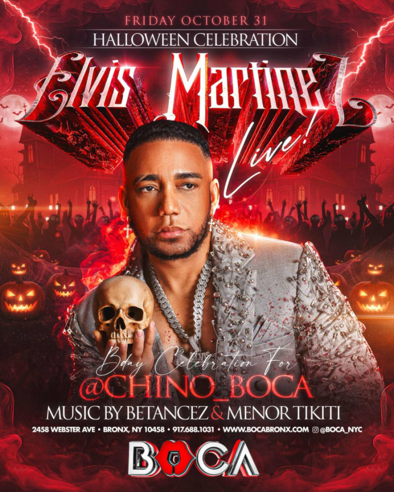 Event - Elvis Martinez en Vivo en Boca - Bronx, New York - October 31, 2025 | concert tickets