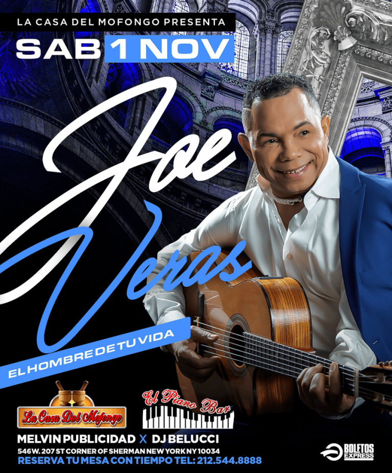 Event - JOE VERAS EL HOMBRE DE TU VIDA - New York, NY - Sat, November 1, 2025} | concert tickets