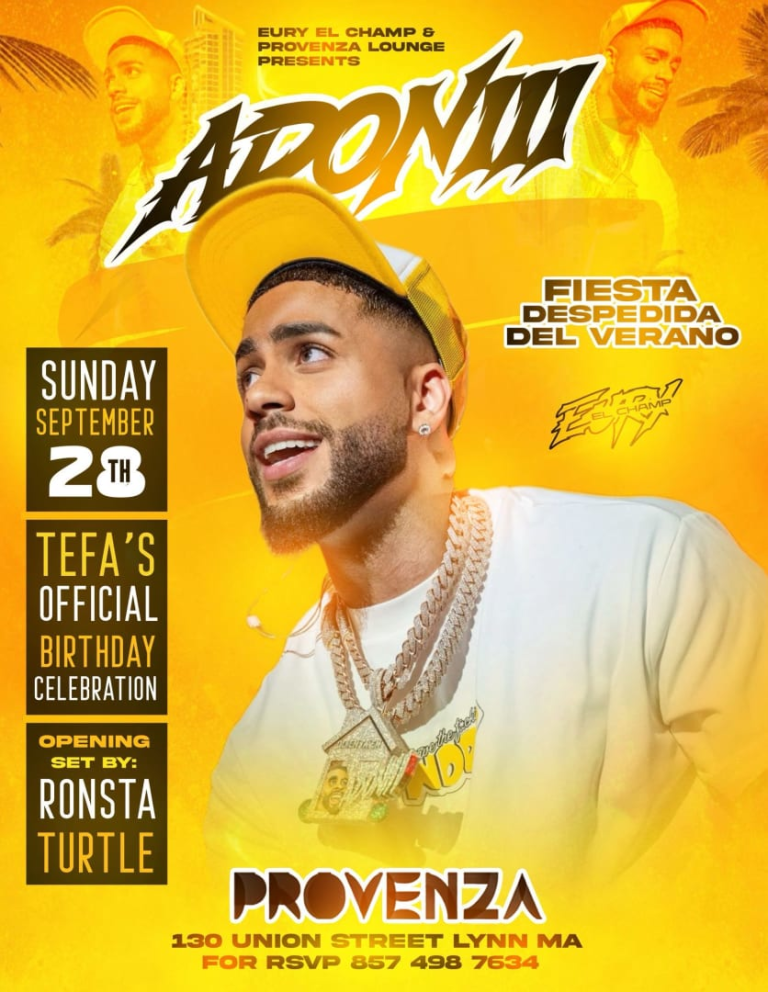 Event - DJ ADONI - Lynn, Massachusetts - September 28, 2025 | concert tickets