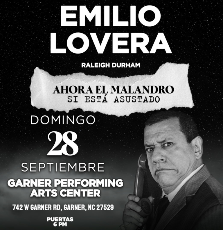 Event - Emilio Lovera regresa con su show - Ahora el Malandro sí está Asustado - Garner, North Carolina - September 28, 2025 | concert tickets