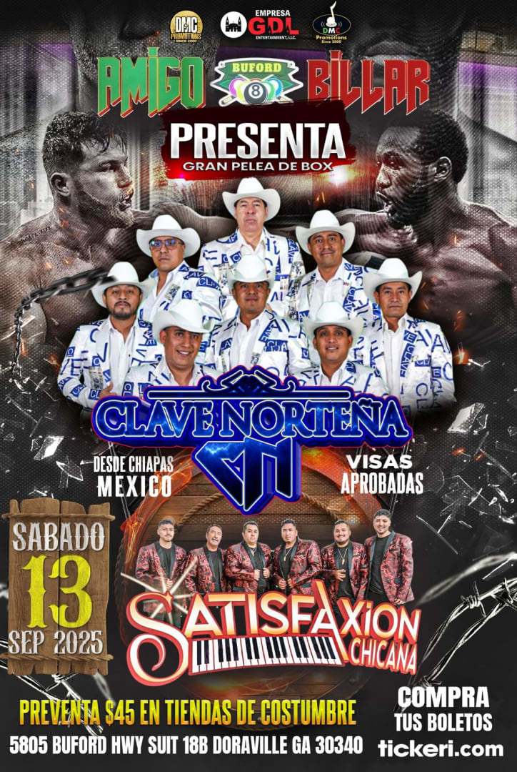 Event - Gran Pelea de Box y Súper Bailazo  - Doraville, Georgia - September 13, 2025 | concert tickets