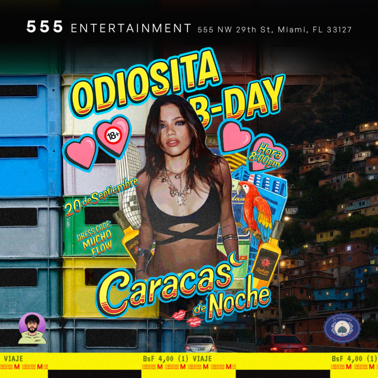Event - ODIOSITA cumpleañera - CARACAS DE NOCHE - Miami, Florida - September 20, 2025 | concert tickets