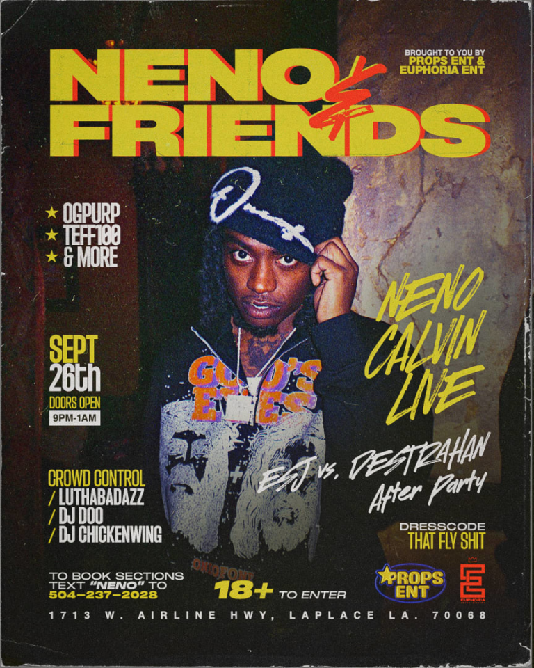 Event - NENO & FRIENDS  - LaPlace, Louisiana - September 26, 2025 | concert tickets