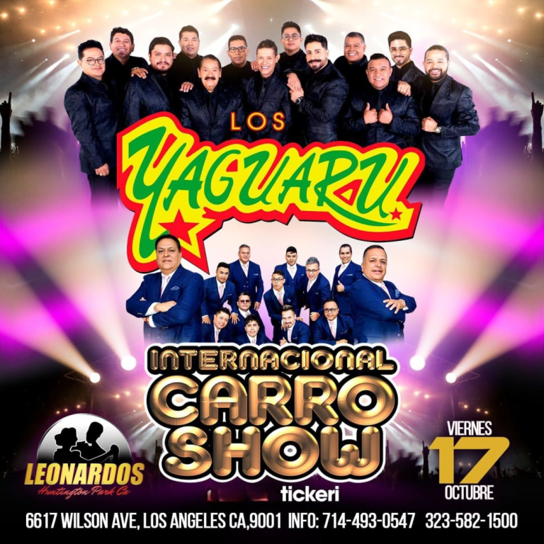 Event - Los Yaguaru & Internacional Carro Show en vivo en Los Angeles - Los Angeles, California - October 17, 2025 | concert tickets