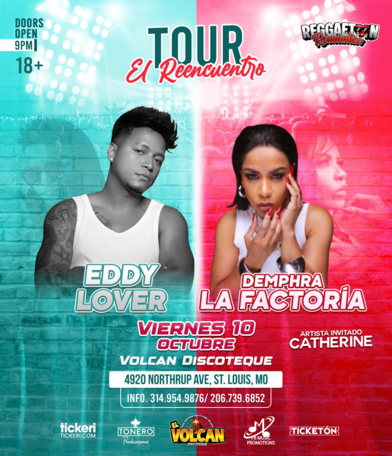 Event - La Factoria  Demphra / Eddy Lover Tour el Reencuentro En St. Louis - St. Louis, Missouri - October 11, 2025 | concert tickets