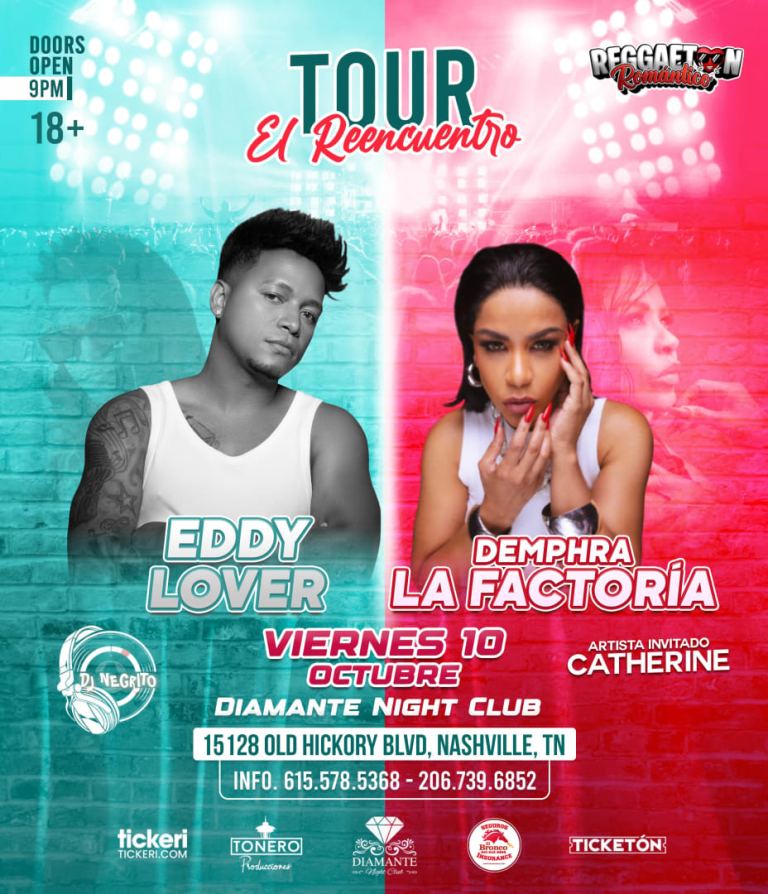 Event - Tour Reencuentro Eddy Lover y Demphra La Factoria - Nashville, Tennessee - 10 de octubre de 2025 | concert tickets