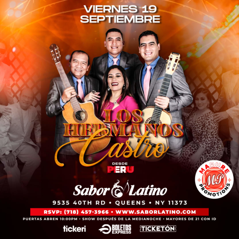Event - LOS HERMANOS CASTRO EN NEW YORK   - Queens, New York - September 19, 2025 | concert tickets