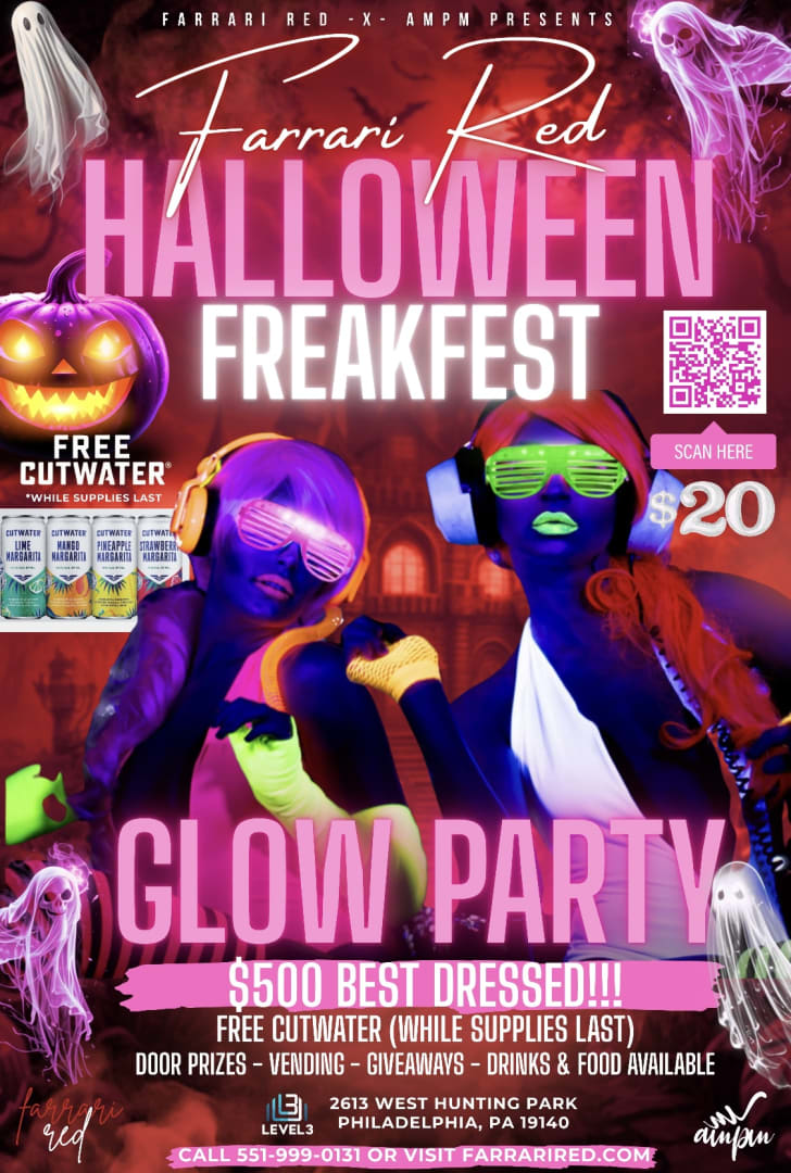 Event - Freak Fest Halloween Glow Party - Philadelphia, Pennsylvania - October 31, 2025 | concert tickets