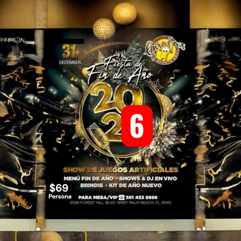 Event - FIESTA de FIN de AÑO en WEST PALM BEACH  - West Palm Beach, Florida - December 31, 2025 | concert tickets