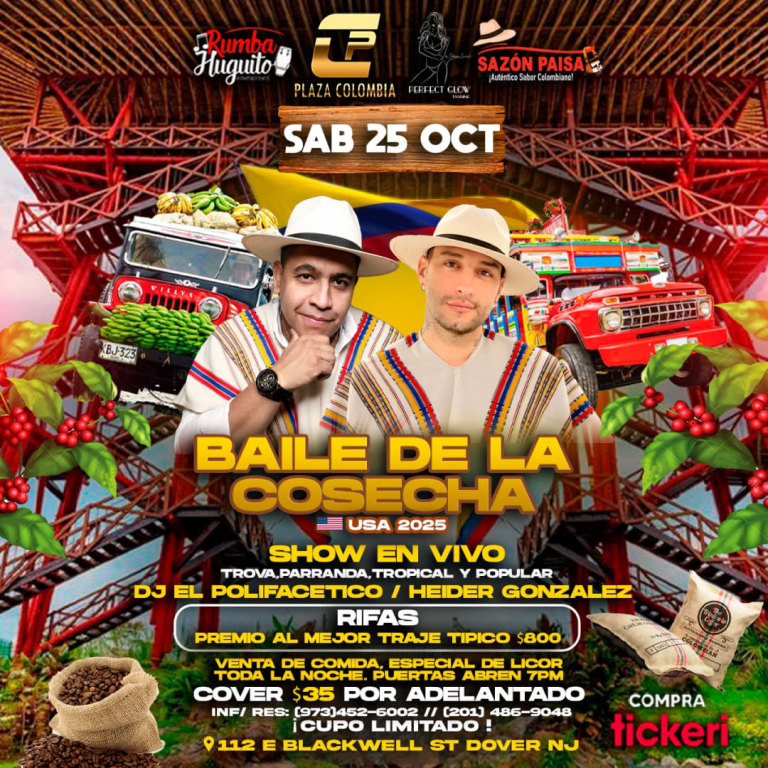 Event - FIESTA DE LA COSECHA USA 2025 - Dover, New Jersey - October 25, 2025 | concert tickets