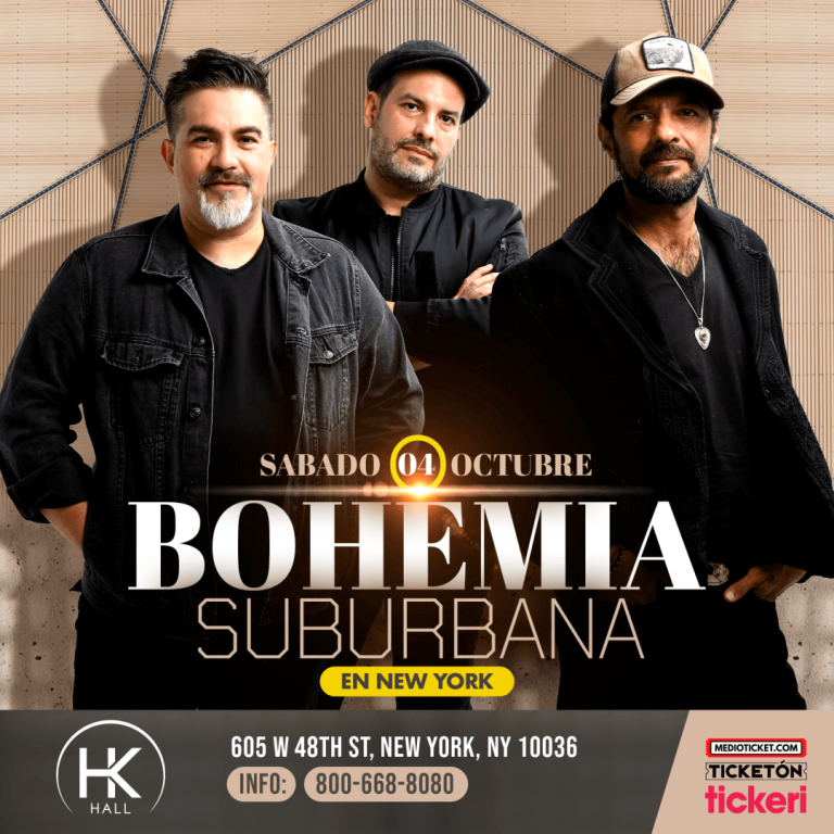 Event - Bohemia Suburbana en Vivo en New York - New York, New York - October 4, 2025 | concert tickets