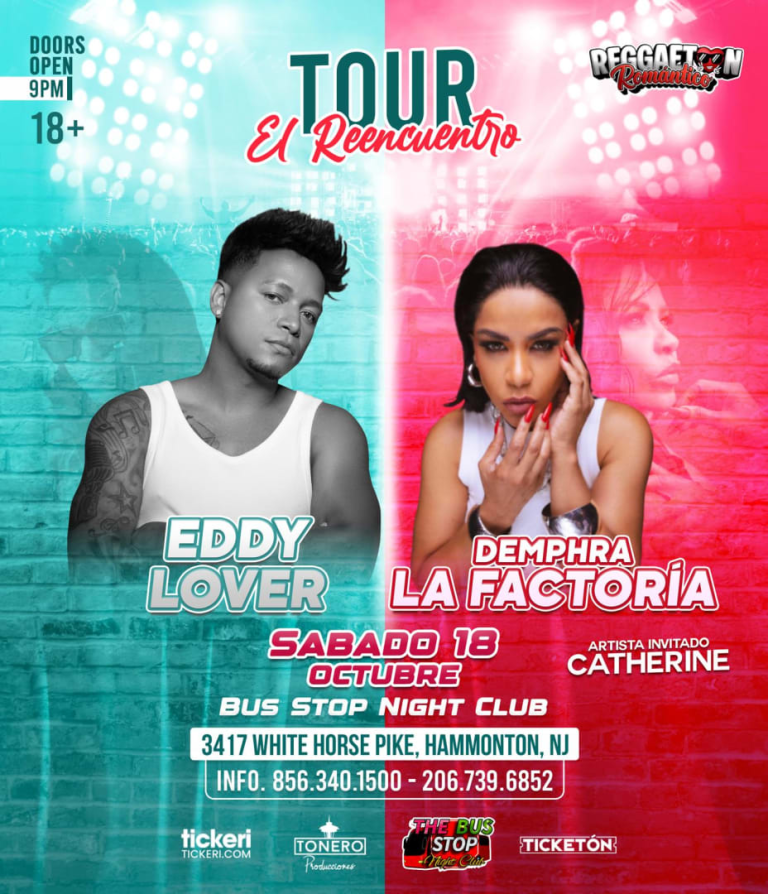 Event - La Factoria  Demphra / Eddy Lover Tour el Reencuentro en Hammonton - Hammonton, New Jersey - October 18, 2025 | concert tickets