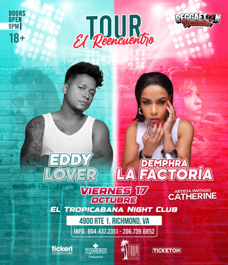 Event - La Factoria  Demphra / Eddy Lover Tour el Reencuentro en Richmond - Richmond, Virginia - October 17, 2025 | concert tickets