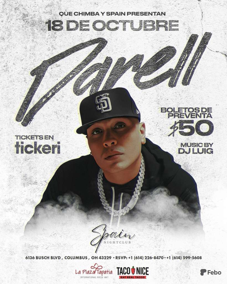 Event - Darell - Columbus, Ohio - October 18, 2025 | concert tickets