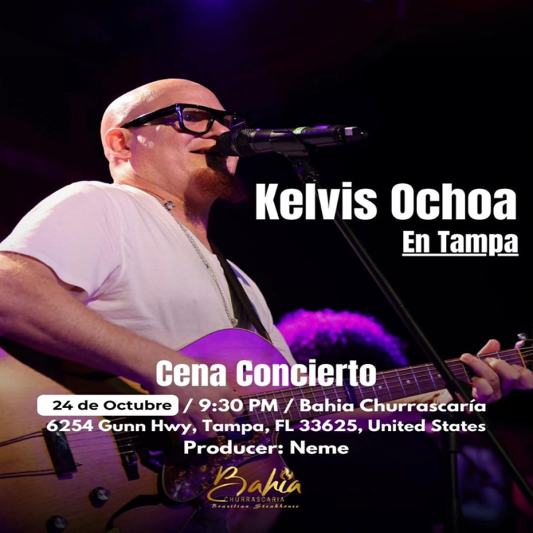 Event - KELVIS OCHOA CENA-CONCIERTO EN TAMPA!!! - Tampa, Florida - October 24, 2025 | concert tickets