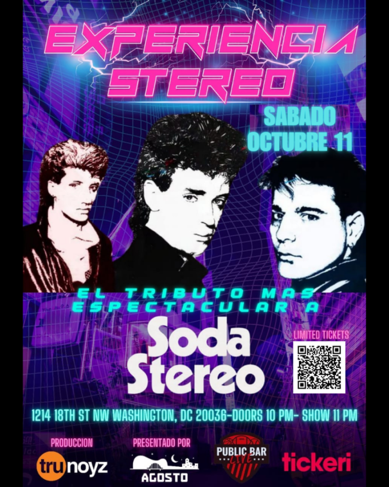 Event - Tributo a Soda Stereo - Washington, District Of Columbia - October 11, 2025 | concert tickets