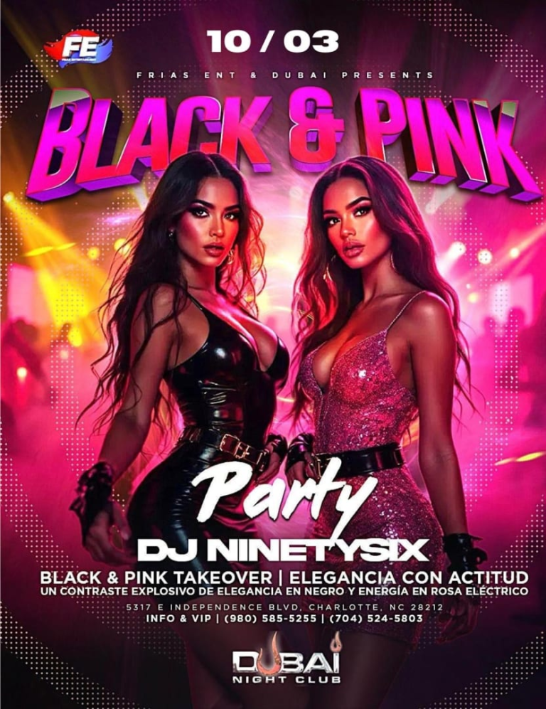 Event - Black & Pink Party  - Charlotte, North Carolina - October 3, 2025 | concert tickets