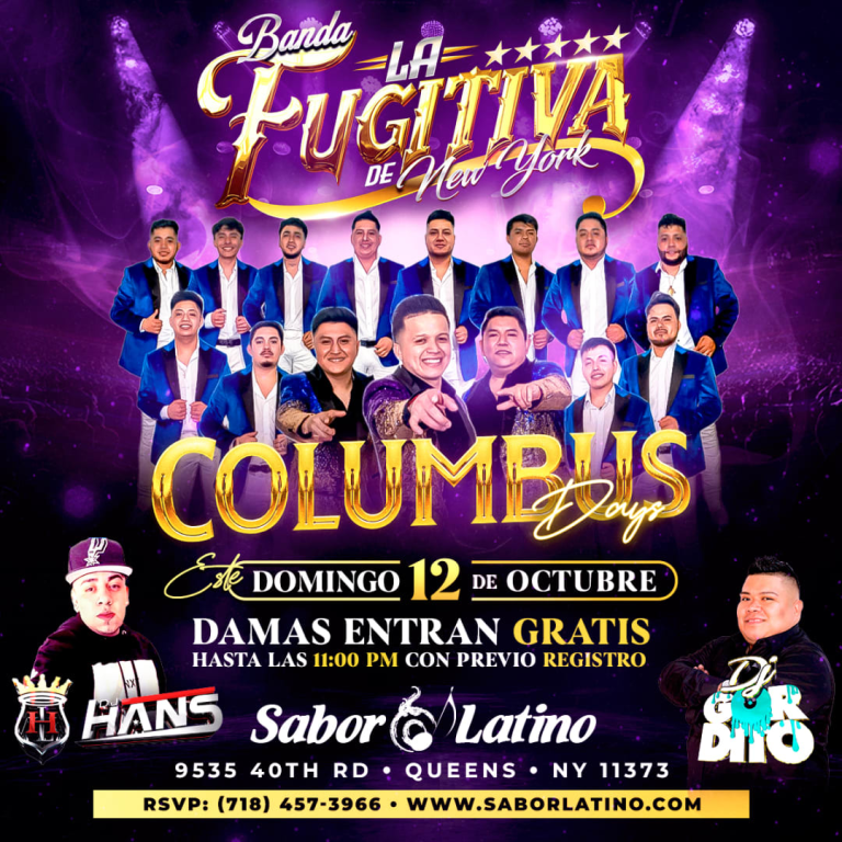 Event - BANDA LA FUGITIVA EN SABOR LATINO NY - Queens, New York - October 12, 2025 | concert tickets