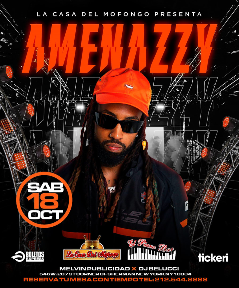Event - AMENAZZY - New York, New York - October 18, 2025 | concert tickets