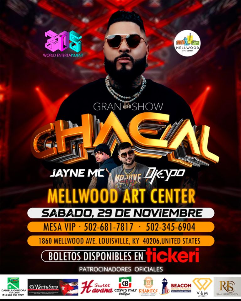 Event -  CHACAL EN CONCIERTO - Louisville, Kentucky - November 29, 2025 | concert tickets