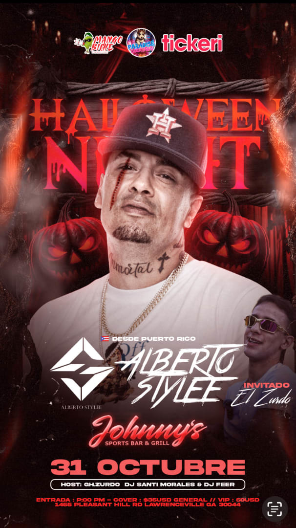 Event - Alberto Stylee en Concierto! - Lawrenceville, Georgia - October 31, 2025 | concert tickets
