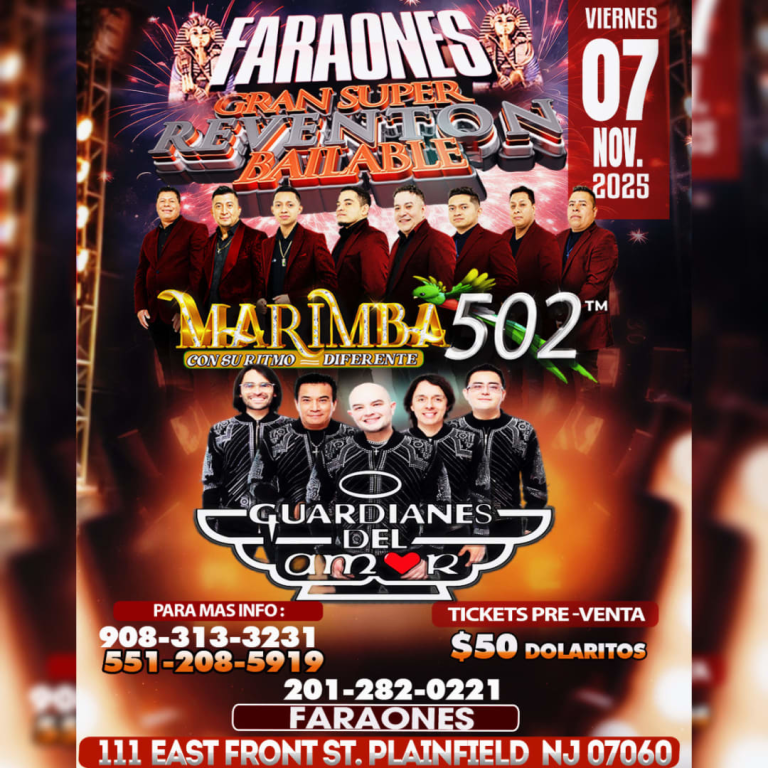 Event - GUARDIANES DEL AMOR & MARIMBA 502 - Plainfield, New Jersey - November 7, 2025 | concert tickets