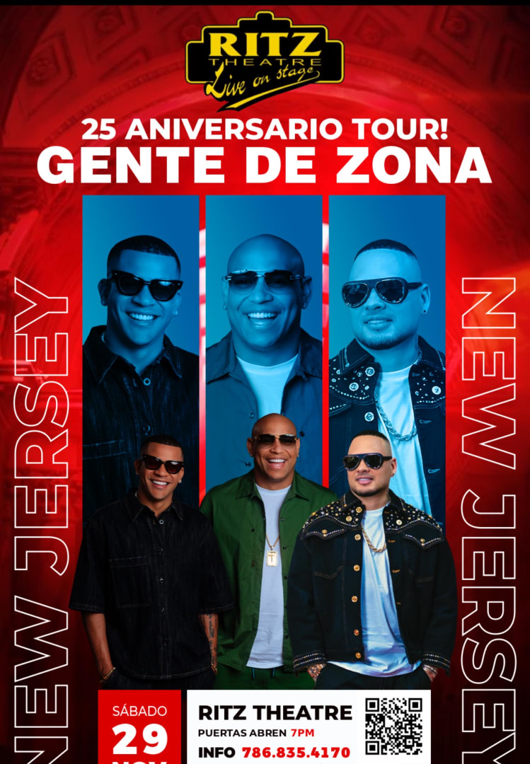 Event - Gente De Zona 25 Aniversario Live Concert - Elizabeth, New Jersey - November 29, 2025 | concert tickets