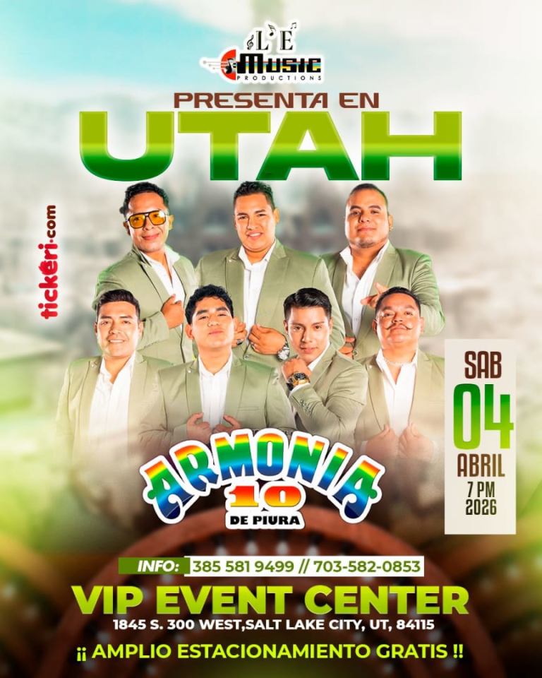 Event - Armonia 10 en concierto - Salt Lake City, UT - Sat, April 4, 2026} | concert tickets