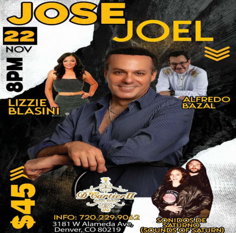Event - JOSE JOEL - Denver, Colorado - November 22, 2025 | concert tickets