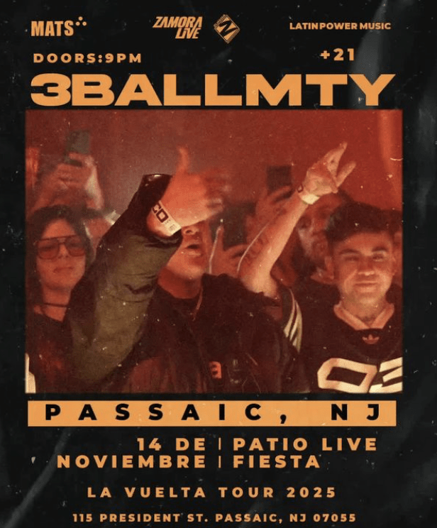 Event - 3ball MTY en vivo - Passaic, New Jersey - November 14, 2025 | concert tickets