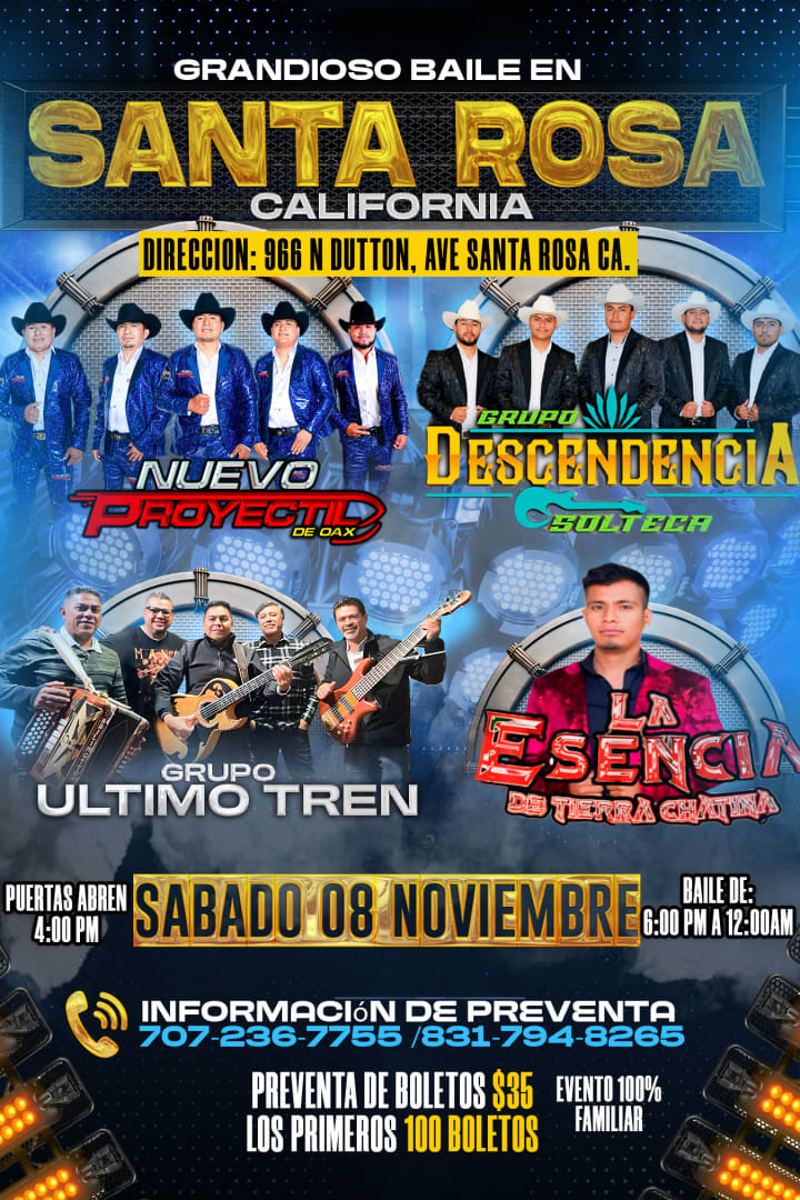 Event - Grandioso Baile  - Santa Rosa, California - November 8, 2025 | concert tickets