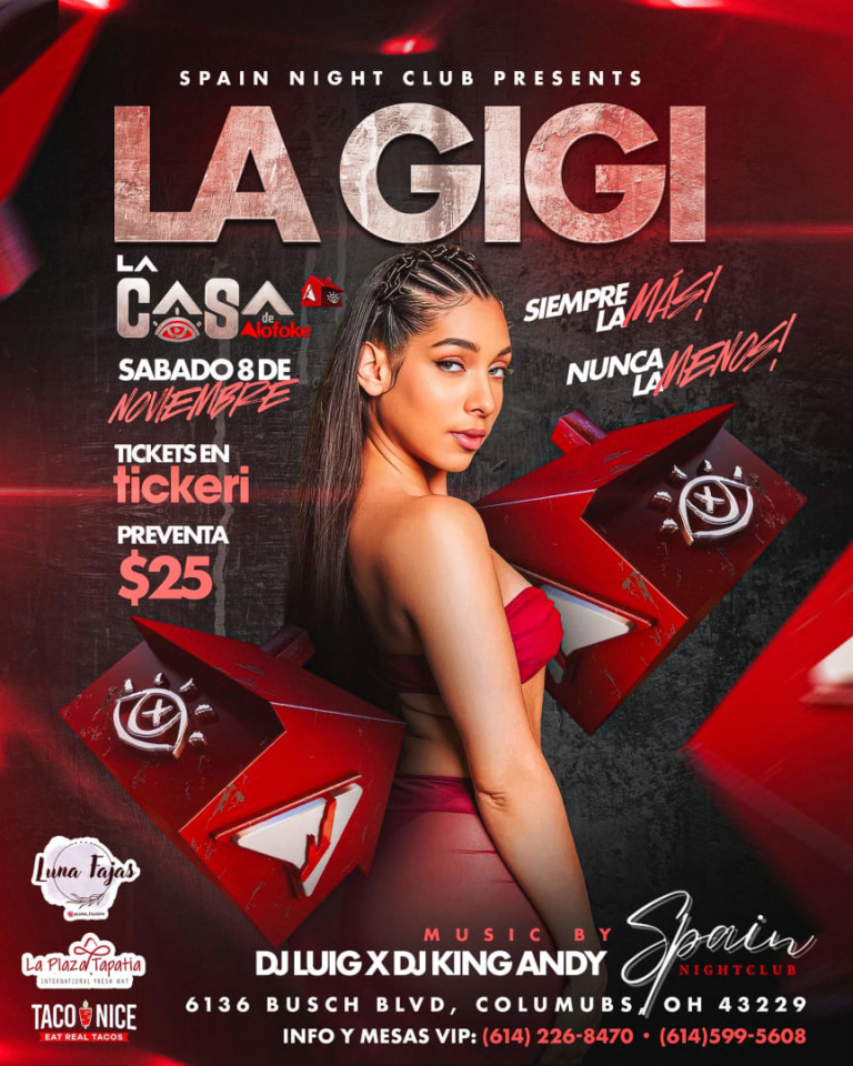 Event - La GiGi - Columbus, Ohio - November 8, 2025 | concert tickets