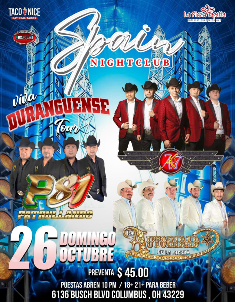 Event - Duranguense Tour - Columbus, Ohio - October 26, 2025 | concert tickets