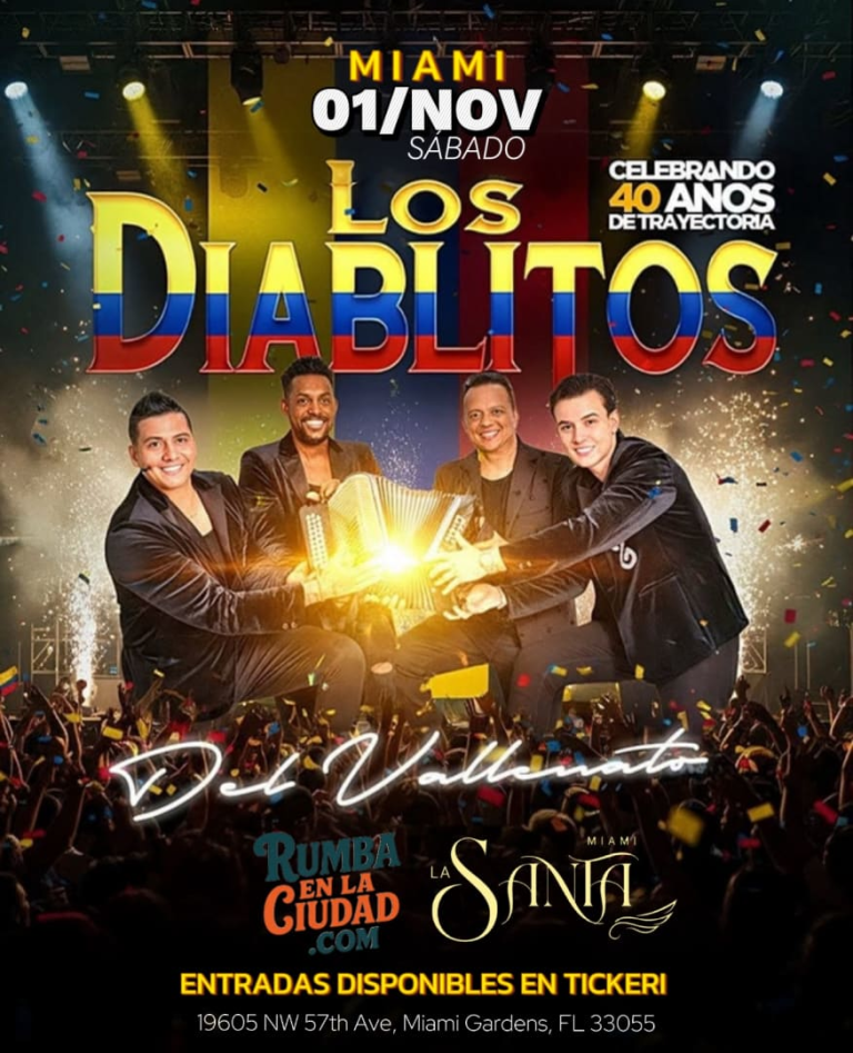 Event - Los Diablitos del Vallenato en Miami  - Miami Gardens, FL - Sat, November 1, 2025} | concert tickets