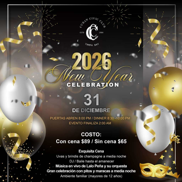 Event - NEW YEARS EVE 2025/ FIESTA FIN DE AÑO      - Tampa, Florida - December 31, 2025 | concert tickets