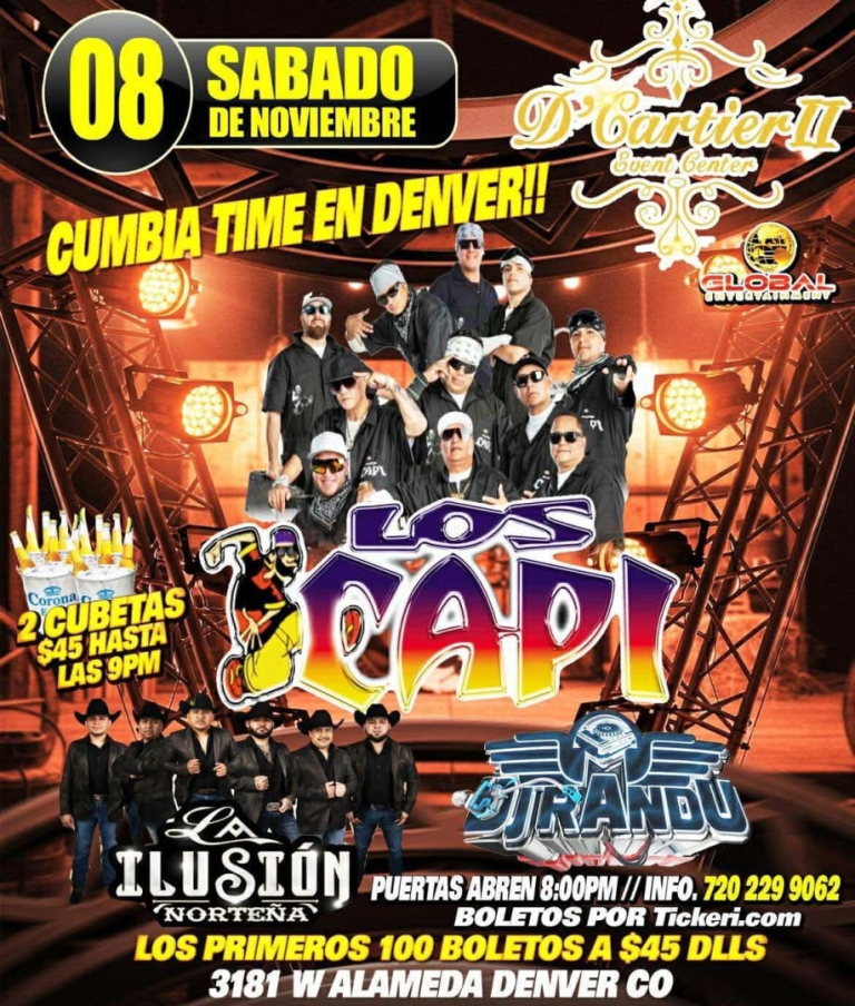 Event - LOS CAPI - Denver, Colorado - November 8, 2025 | concert tickets